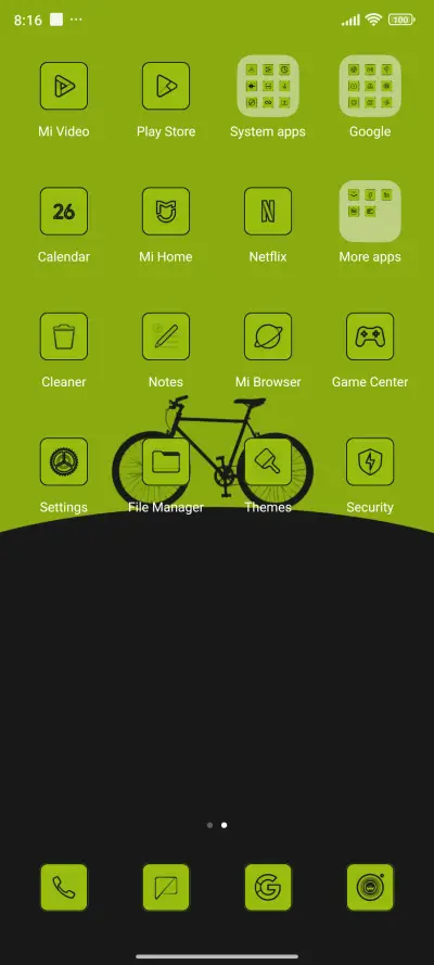 bicycle silhoutte - Screenshot 4