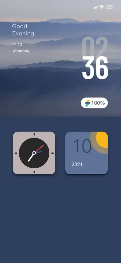 Blue and white - Screenshot 1