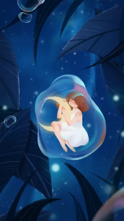 The wind blows the floating world like a dream