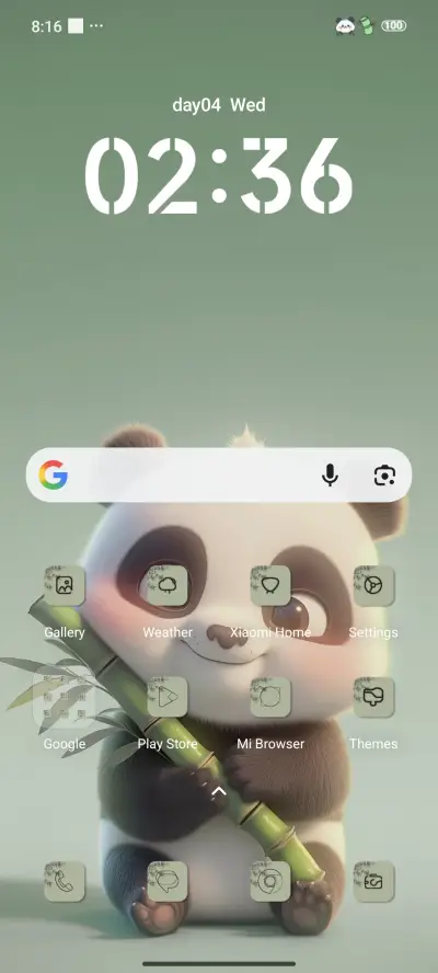 Cute little panda - Screenshot 2