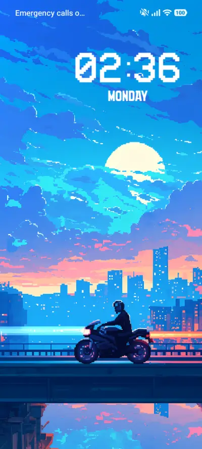 Pixel Bike - Screenshot 1