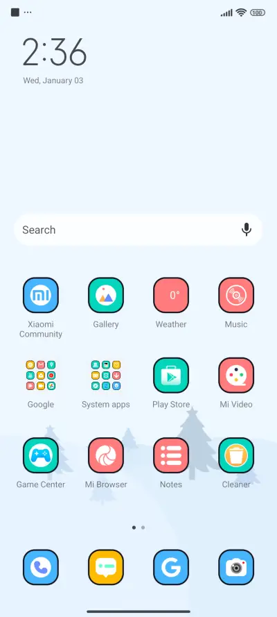 Classic light blue - Screenshot 2