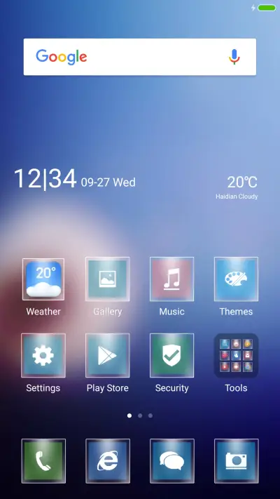 Glass UI Light - Screenshot 2