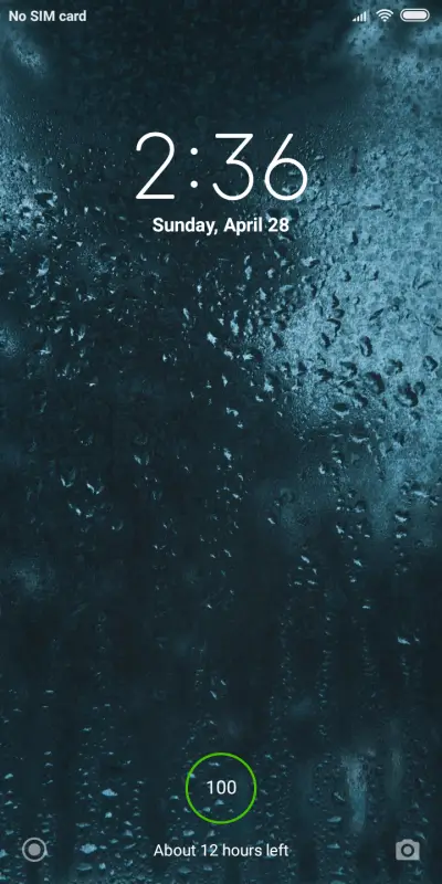 Rain falling - Screenshot 1