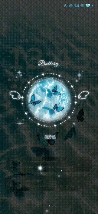 Butterfly Hush THEME for Xiaomi MIUI HyperOS