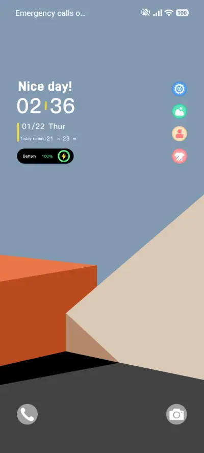 Rice Blue Layers THEME for Xiaomi MIUI HyperOS