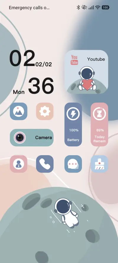 Morandi Spaceman THEME for Xiaomi MIUI HyperOS