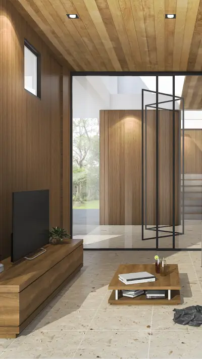 Net red and black frame glass door 0 - Screenshot 1