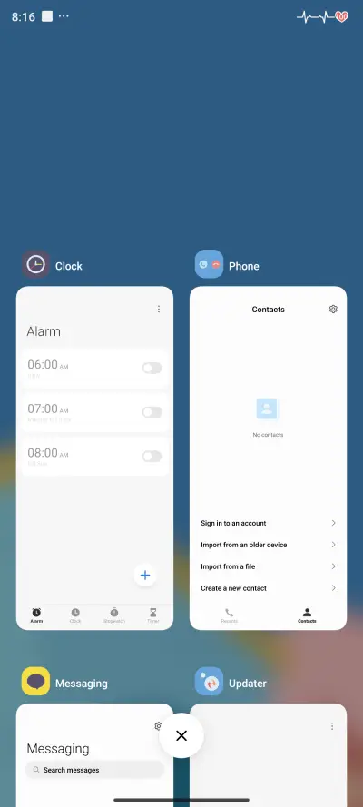 Simple blue - Screenshot 4