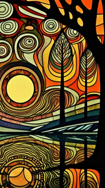 Creative abstract illustration