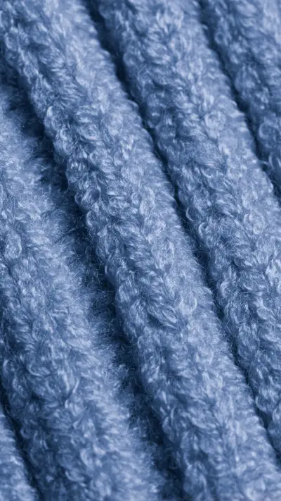 Dark blue ribbed fabric texture WALLPAPER for Xiaomi MIUI HyperOS