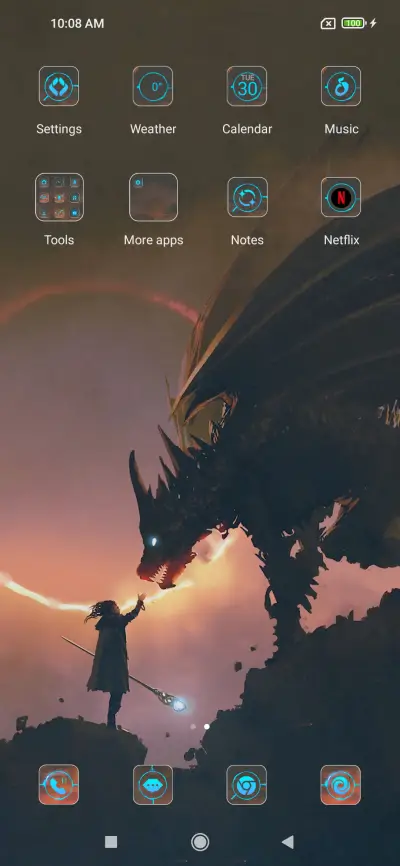 Dragon in fire - Screenshot 3