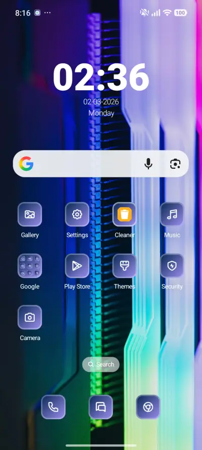 Neon Data - Screenshot 2
