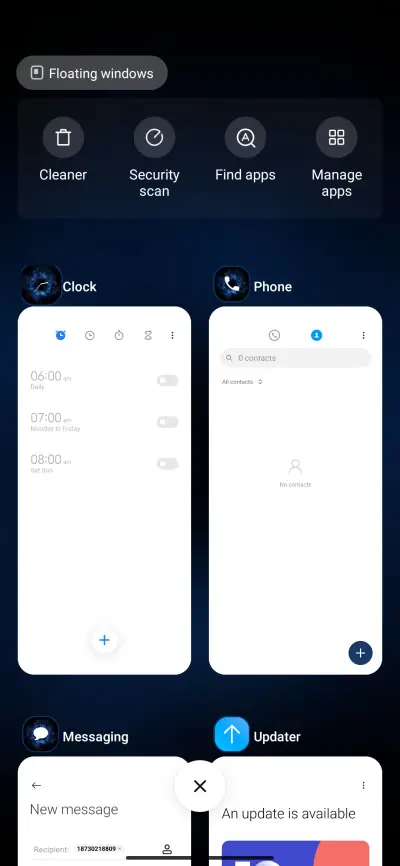 Abstract Dark Blue - Screenshot 4