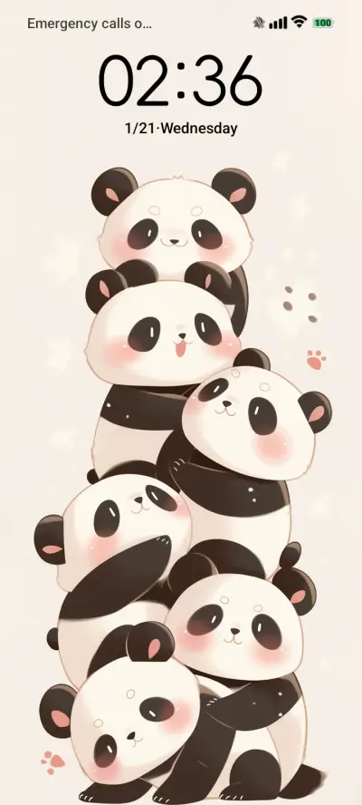 A group of pandas - Screenshot 1