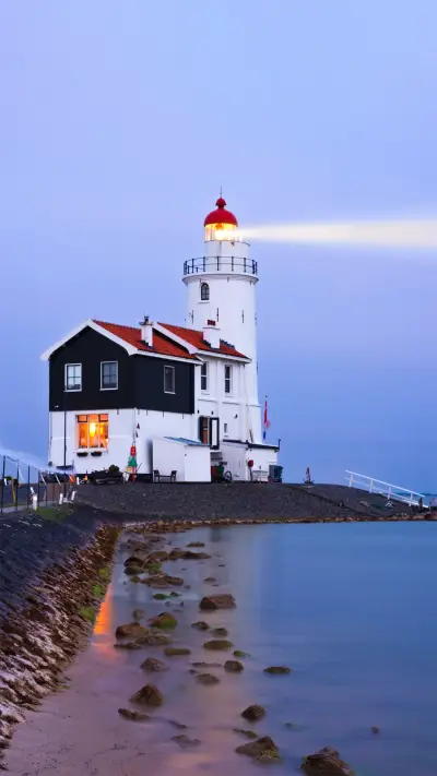 Lighthouse by the sea