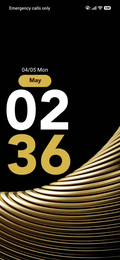 Gold Flow THEME for Xiaomi MIUI HyperOS