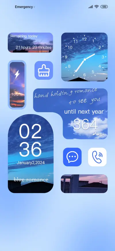 Monet Blue Romance - Screenshot 1