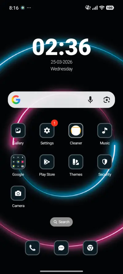 Neon Round - Screenshot 2