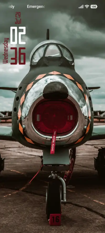 Military Plane THEME for Xiaomi MIUI HyperOS