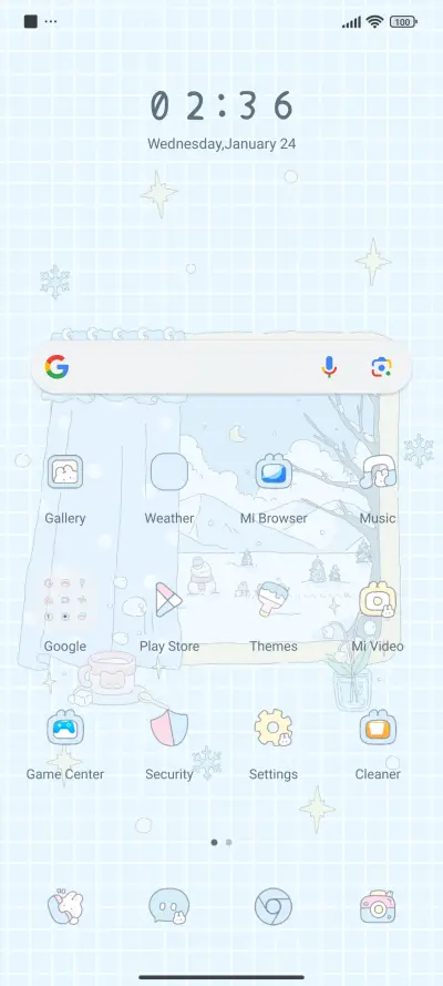 Winter window - Screenshot 2