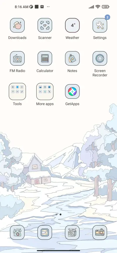 Winter widget - Screenshot 3