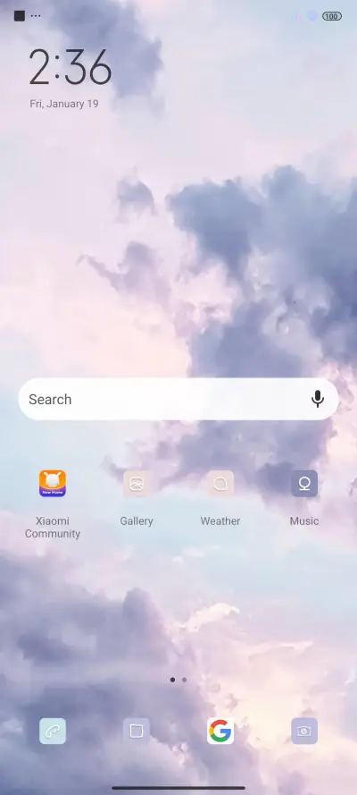 cloud widget - Screenshot 2