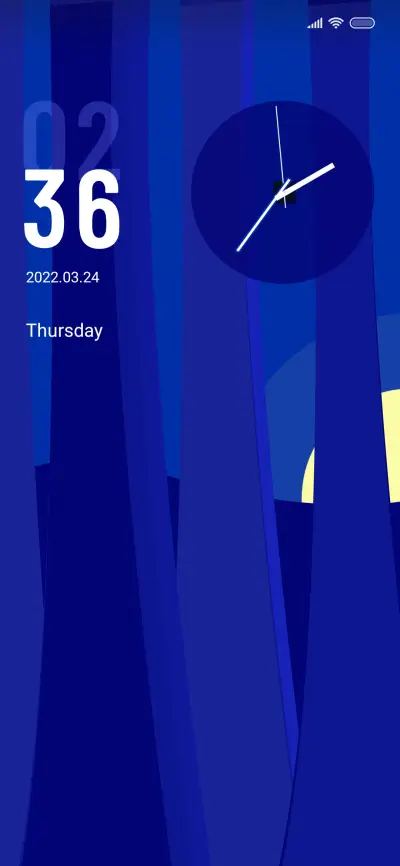 Klein blue morning - Screenshot 2