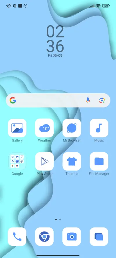 simple light blue - Screenshot 2