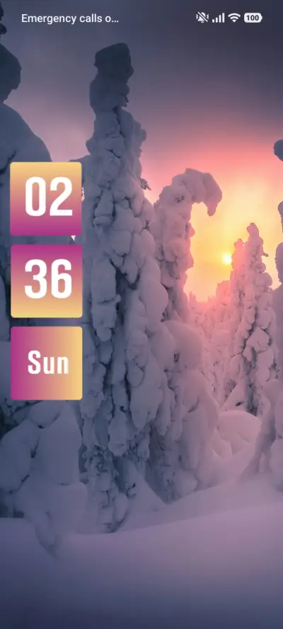 Snowy Tree - Screenshot 1