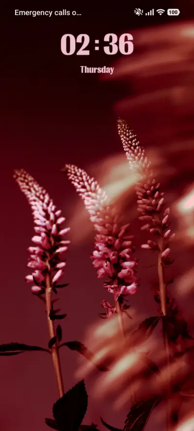 Pink Flowers THEME for Xiaomi MIUI HyperOS