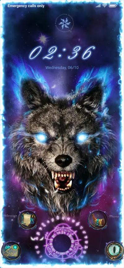 Super cool wolf