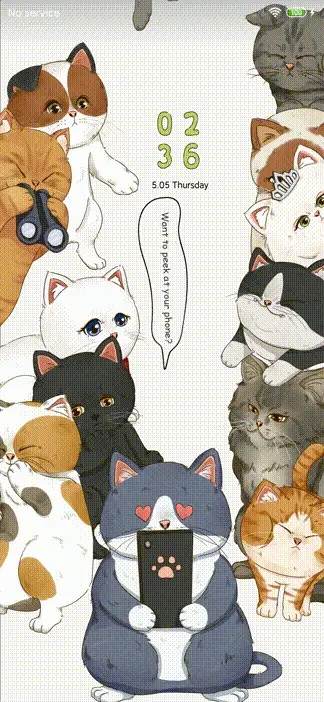 Kitty look phone - Screenshot 1