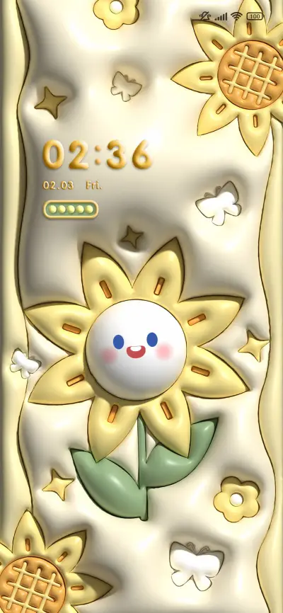 Spring sunflower - Screenshot 1