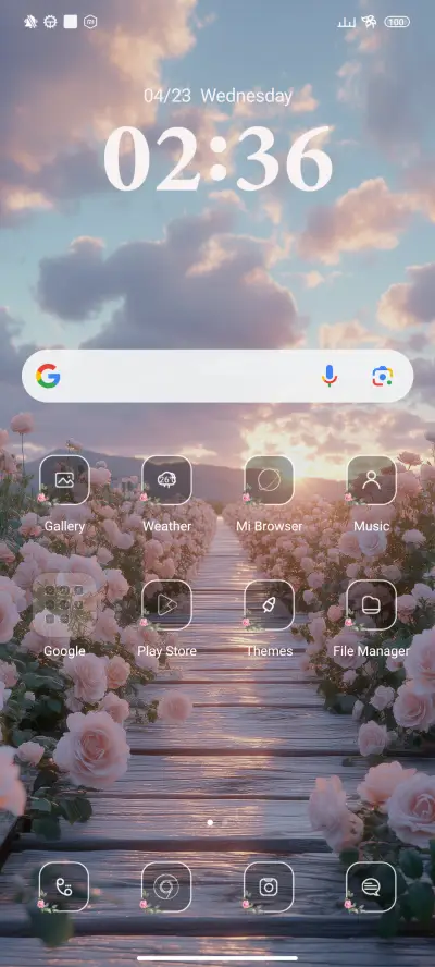 Pink flower sea - Screenshot 2