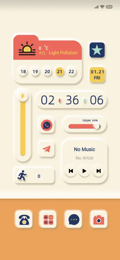 Creamy UI THEME for Xiaomi MIUI HyperOS