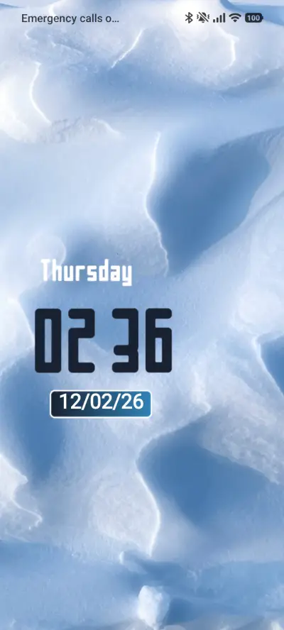 Ice Pattern THEME for Xiaomi MIUI HyperOS