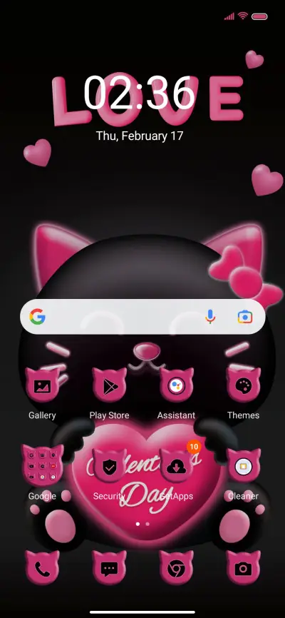 Valentine's kitten - Screenshot 2
