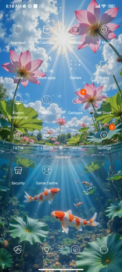 Lotus pond koi - Screenshot 4