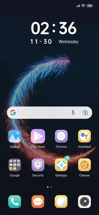Colored feather - Screenshot 2