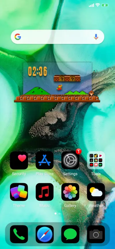 iOS Black v11 - Screenshot 2