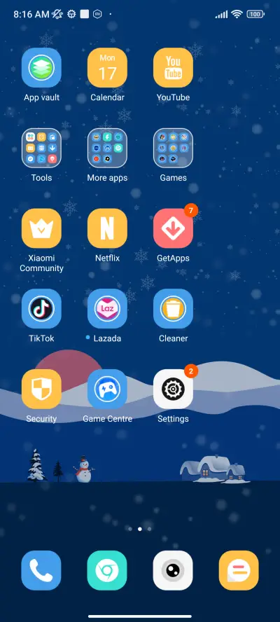 Flat Snowscape - Screenshot 3