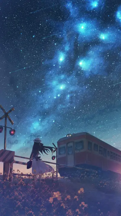 The Train Passes by The Girl