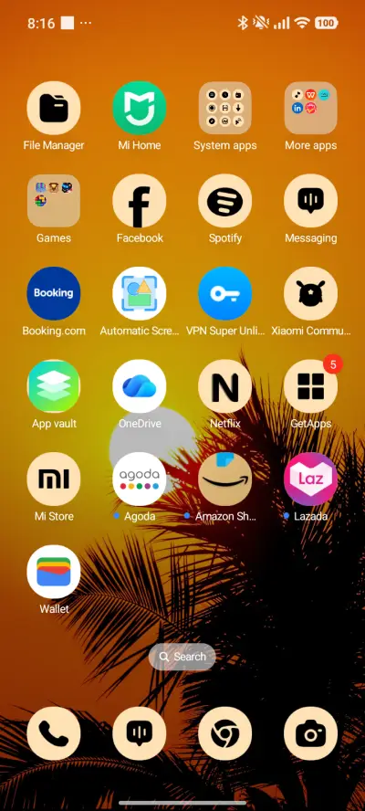 Palm Sunset - Screenshot 3