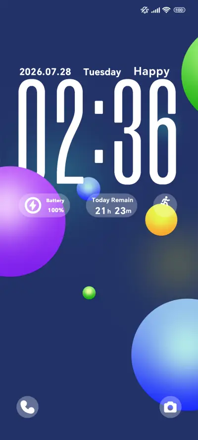 Deep Blue Realm THEME for Xiaomi MIUI HyperOS