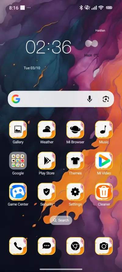 abstract splash - Screenshot 2