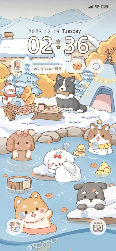 Winter spa dog kit