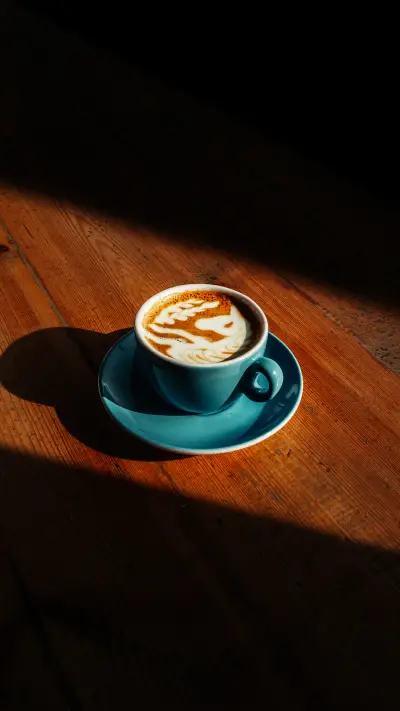 Coffee art coffee shop cappuccino