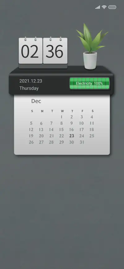 Nostalgic calendar THEME for Xiaomi MIUI HyperOS