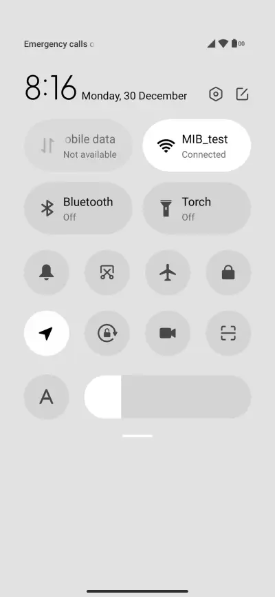 Monochrome UI - Screenshot 5